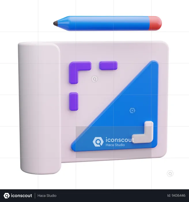 Blueprint  3D Icon