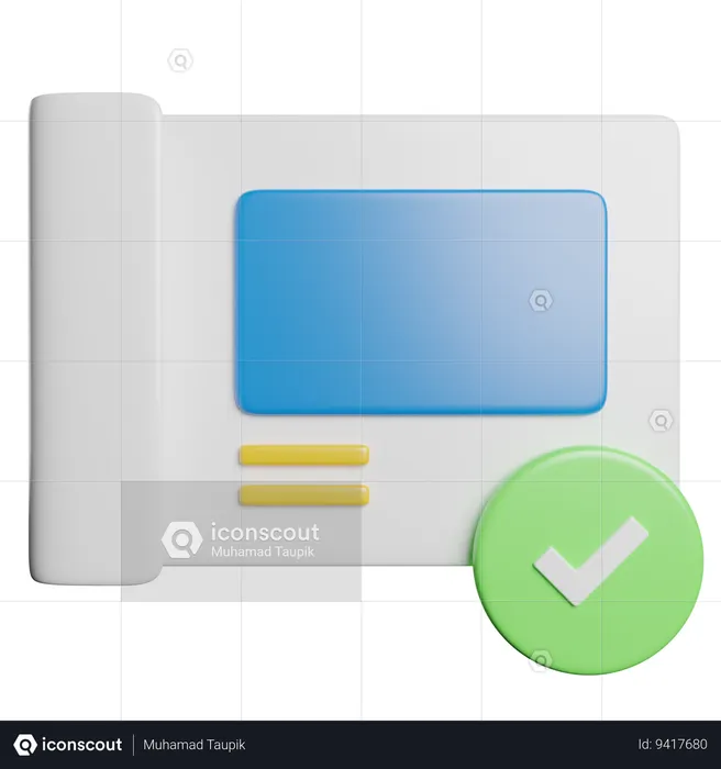 Blueprint 3D Icon - Free Download Business 3D Icons | IconScout