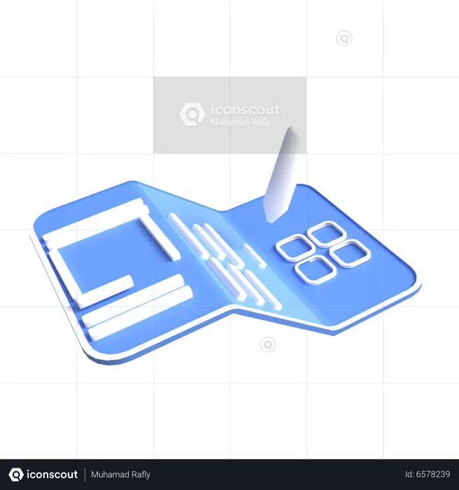 Blueprint  3D Icon