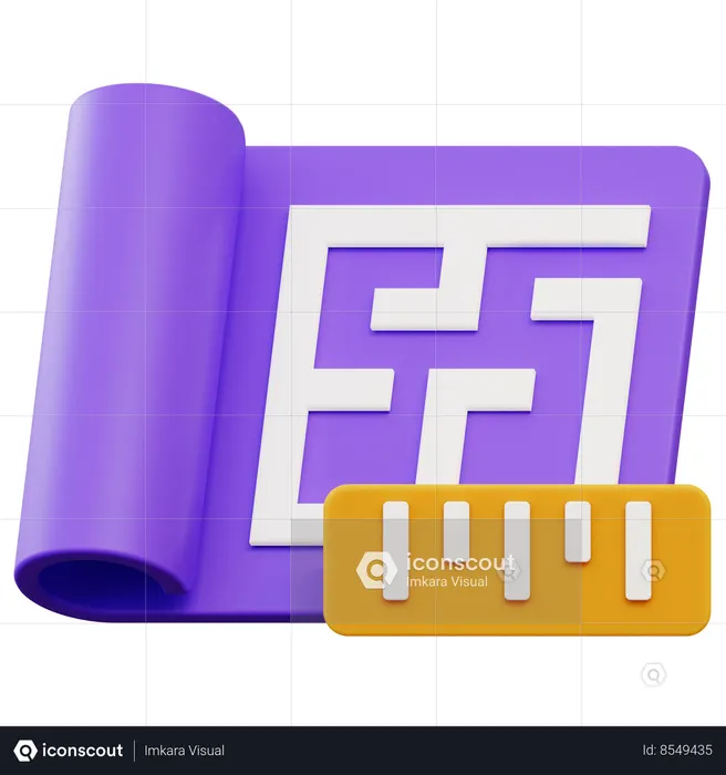 Blueprint  3D Icon