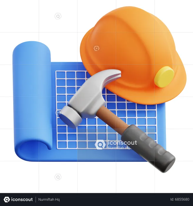Blueprint And Tool  3D Icon