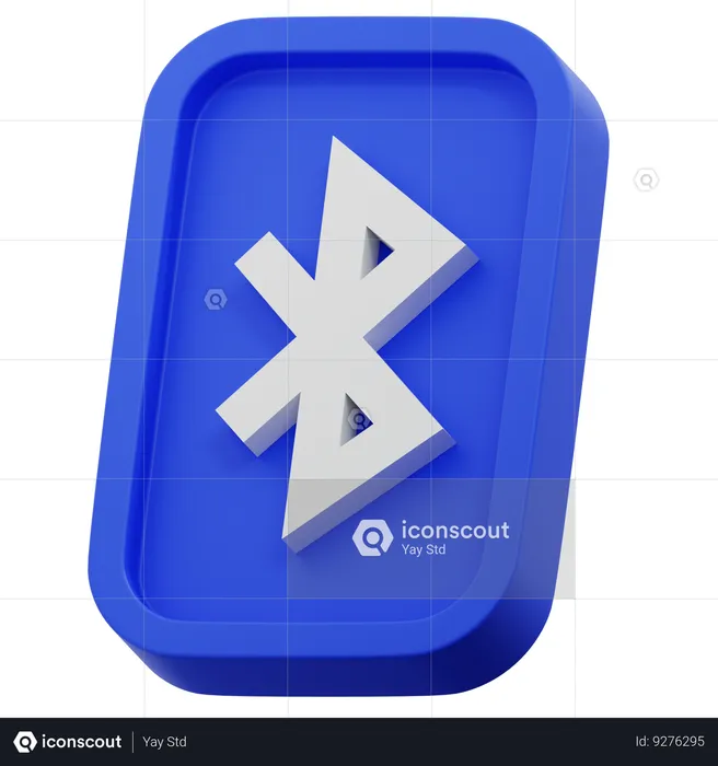 Bluetooth  3D Icon