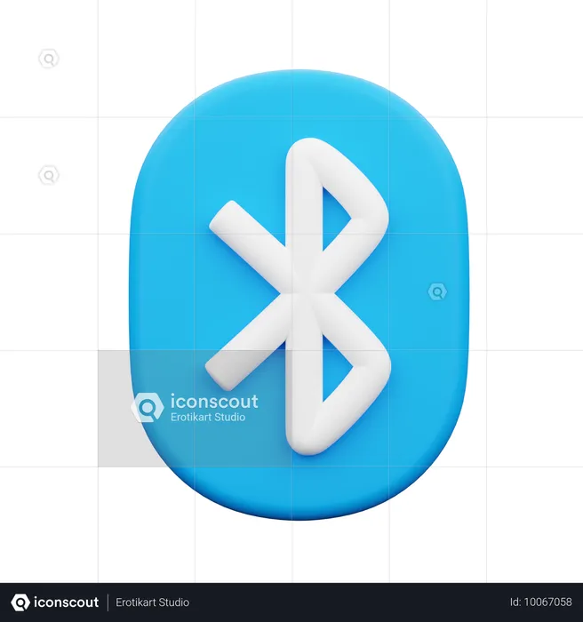 Bluetooth  3D Icon