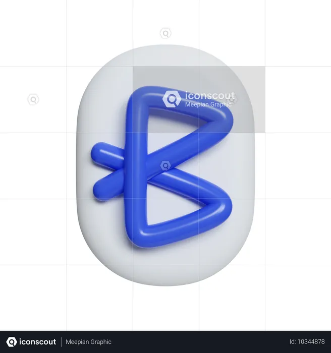 블루투스  3D Icon