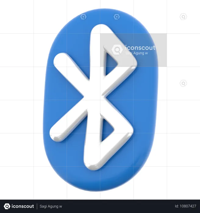 블루투스  3D Icon