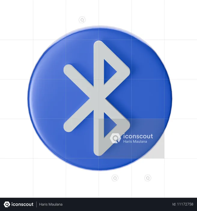 Bluetooth  3D Icon