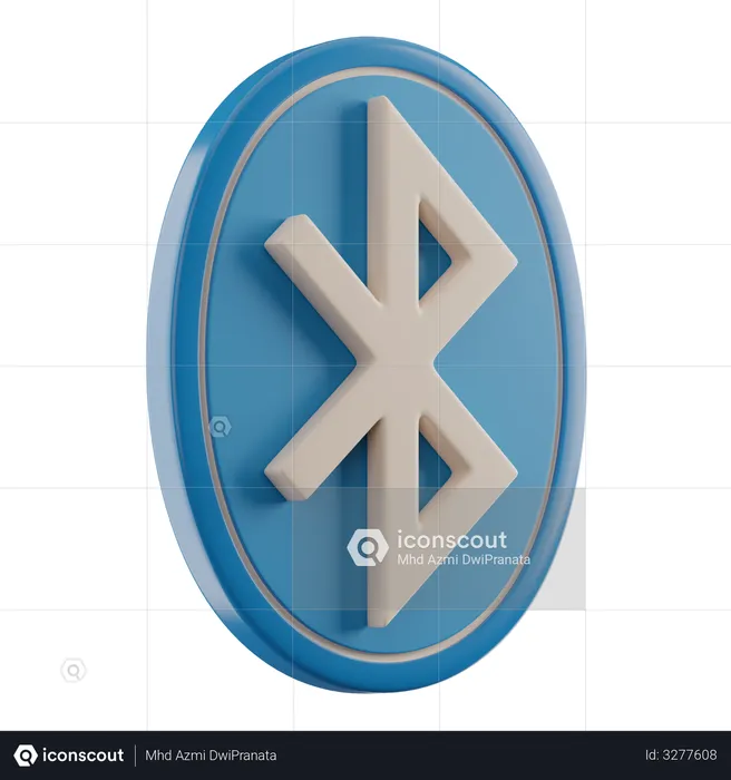Bluetooth  3D Illustration