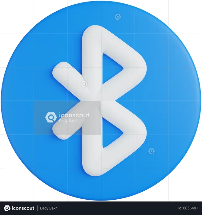 Bluetooth  3D Icon