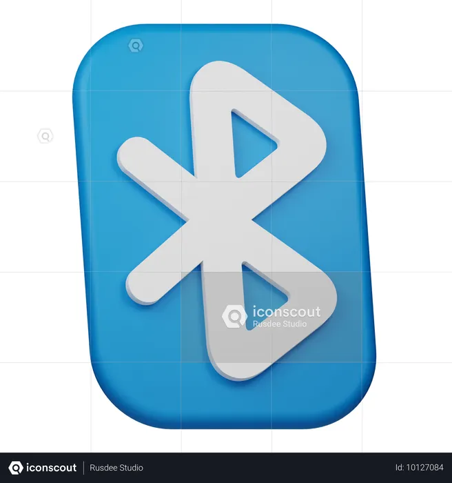 Bluetooth  3D Icon