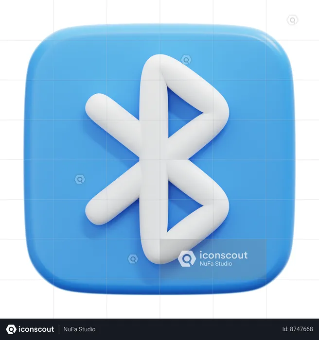 Bluetooth  3D Icon