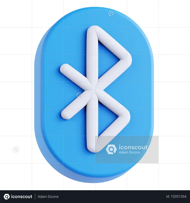 Bluetooth  3D Icon