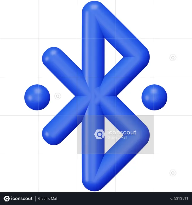Bluetooth Connected  3D Icon