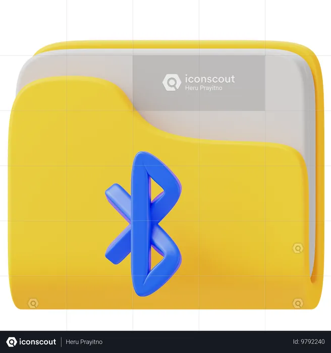 Bluetooth-Ordner  3D Icon