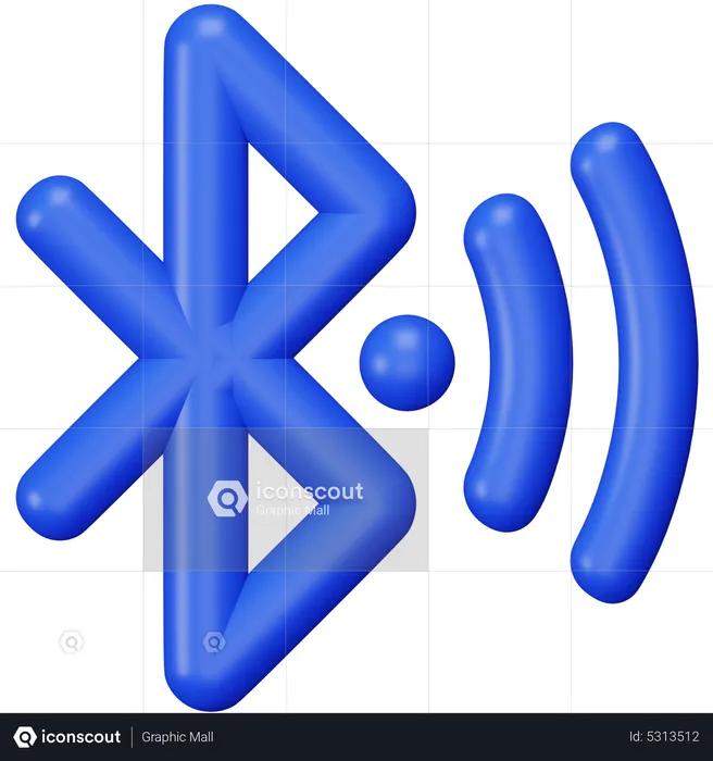 Bluetooth Searching  3D Icon