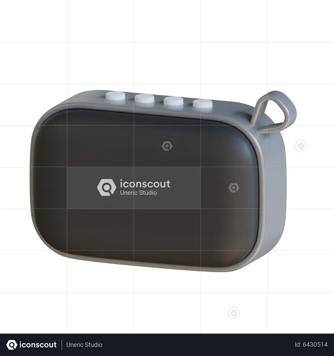 Bluetooth Speaker  3D Icon