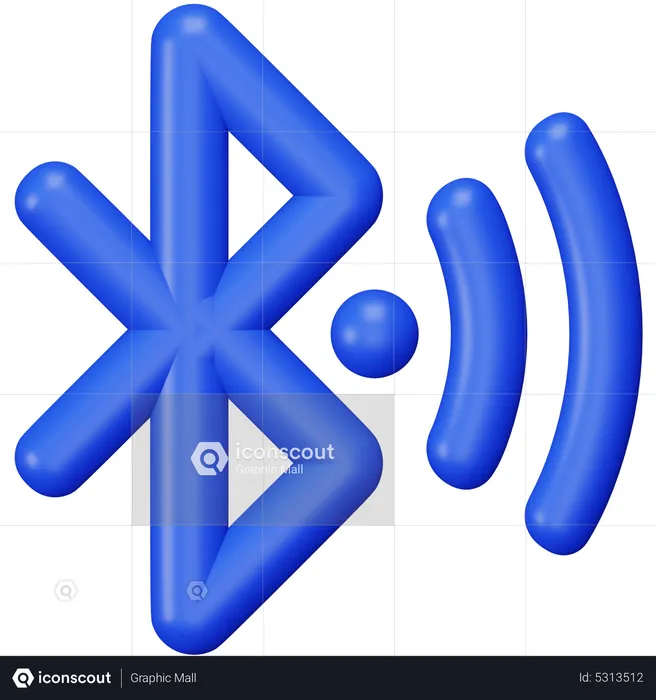 Bluetooth-Suche  3D Icon