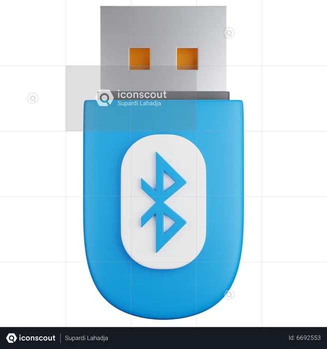 Bluetooth Usb  3D Icon