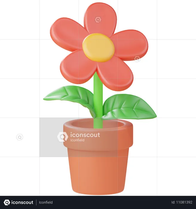 Blume  3D Icon