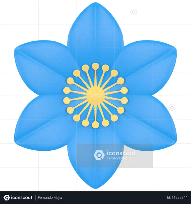 Blume  3D Icon