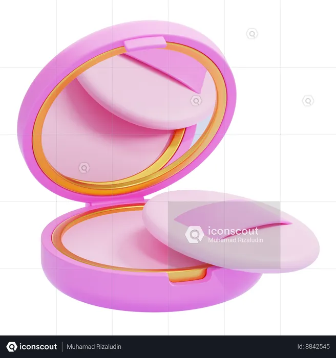 Blush compact  3D Icon