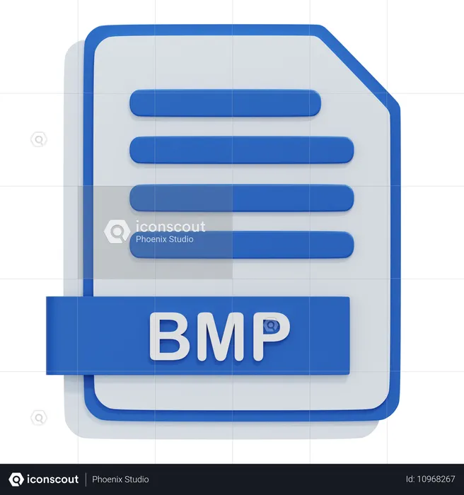 Arquivo bmp  3D Icon