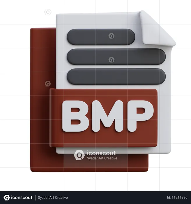 Arquivo bmp  3D Icon