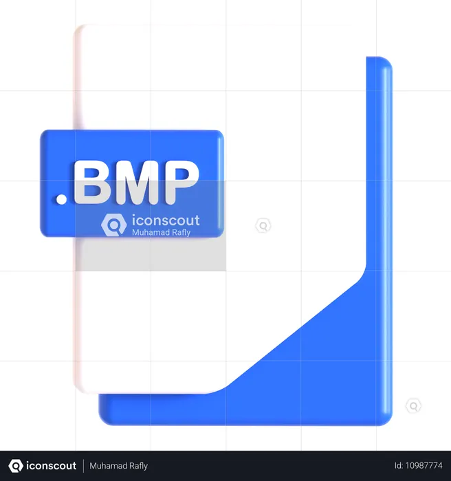 Extensão bmp  3D Icon