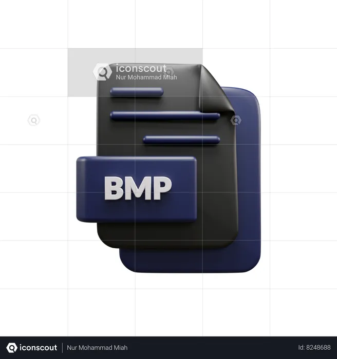 Bmp File  3D Icon