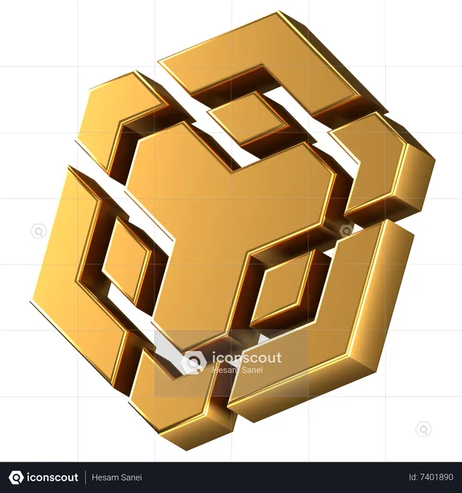 Bnb  3D Icon