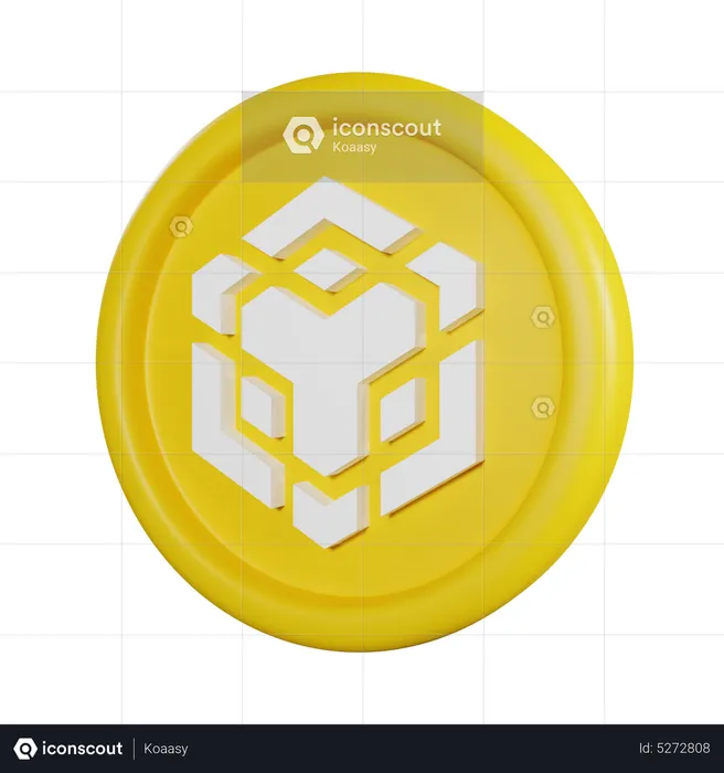 BNB Coin  3D Icon