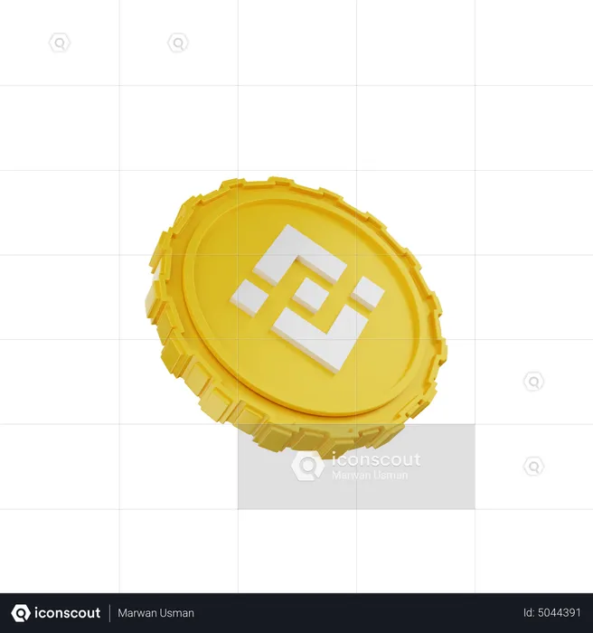 Bnb Coin  3D Icon