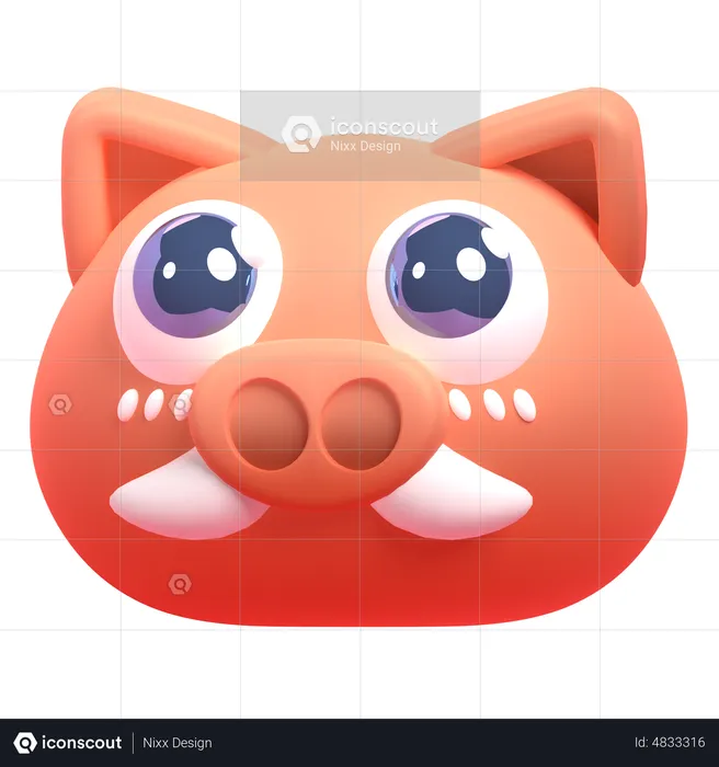 Boar  3D Icon