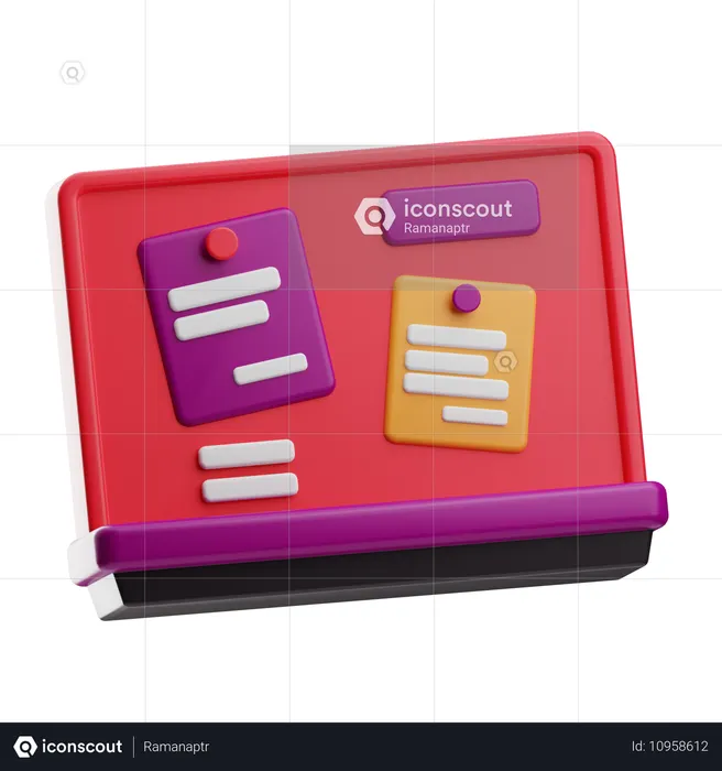 Board  3D Icon