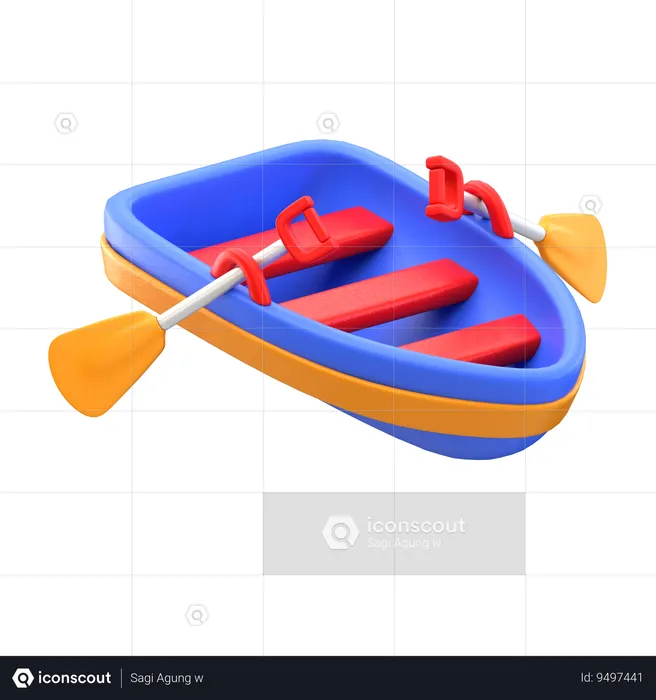 Boat  3D Icon