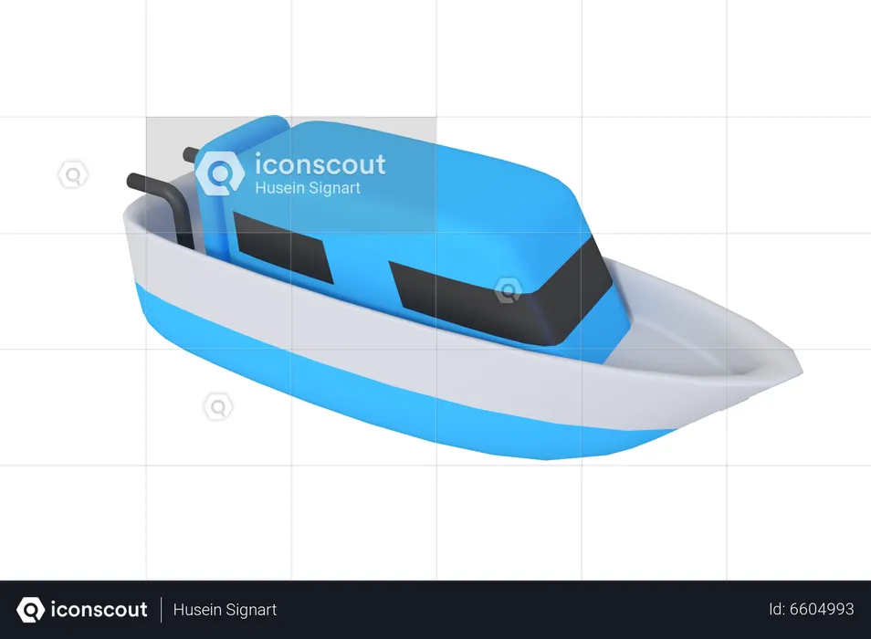 Boat  3D Icon