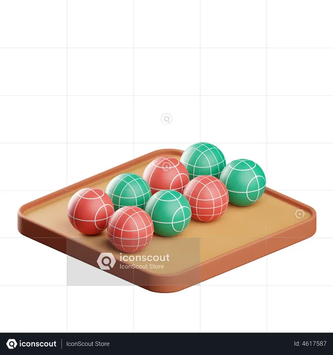 Boccia  3D Icon