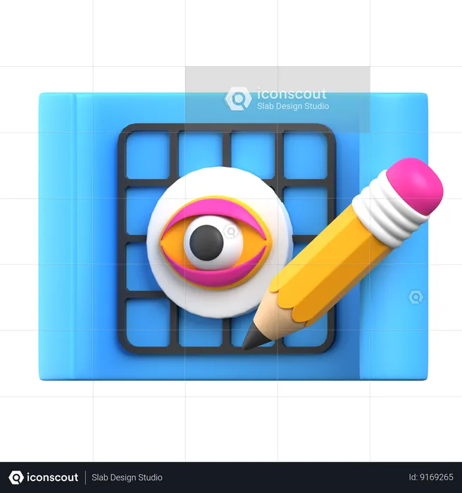 Bosquejo visual  3D Icon