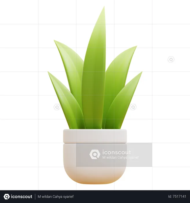 Bodenpflanze  3D Icon