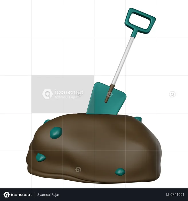 Bodenvorbereitung  3D Icon