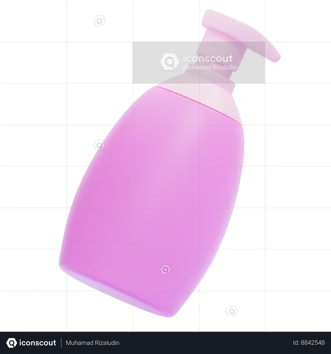 Body lotion  3D Icon