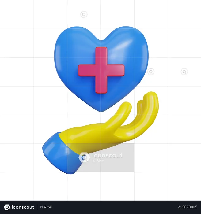 Body part donation  3D Illustration