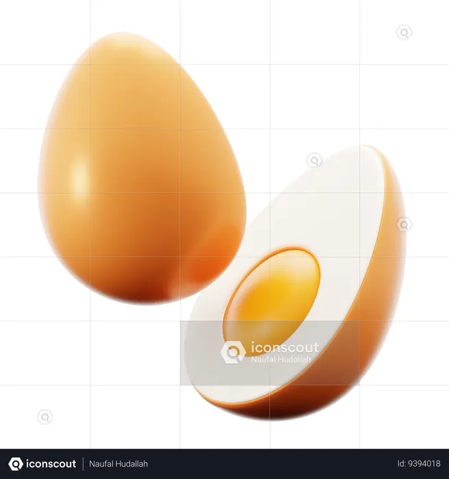 Boil Egg  3D Icon