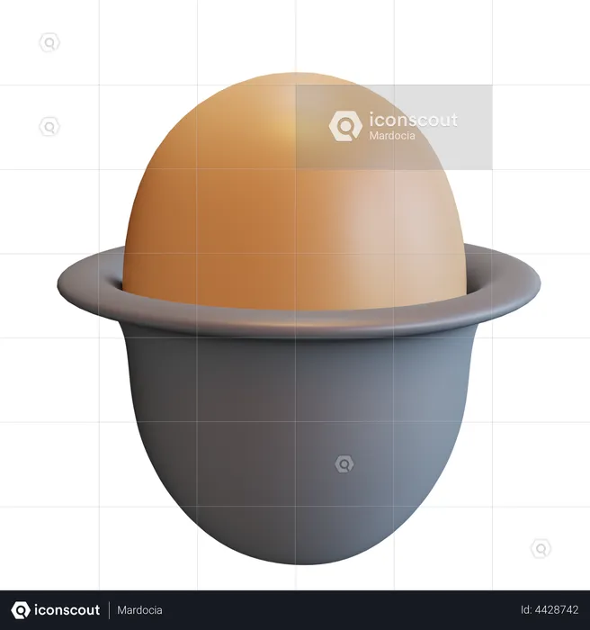 Boil Egg  3D Illustration