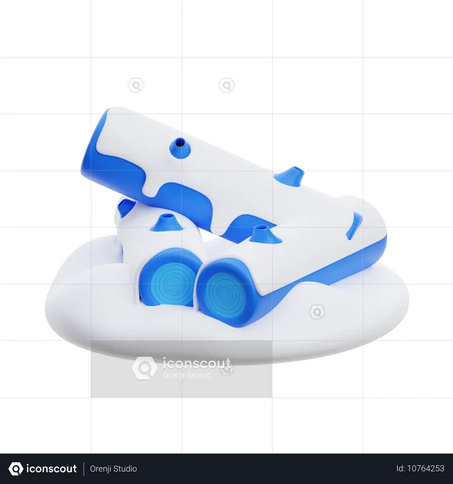 Bois recouvert de neige  3D Icon