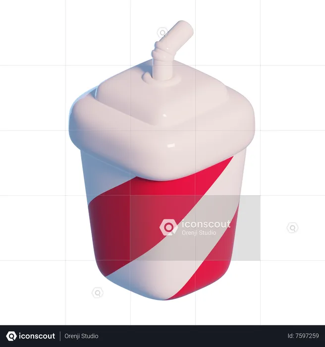 Boisson gazeuse  3D Icon