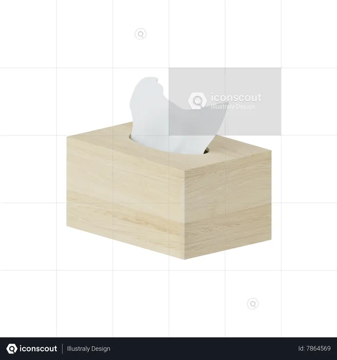 Boîte à mouchoirs  3D Icon