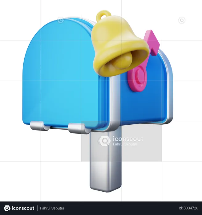 Notification de boîte aux lettres  3D Icon