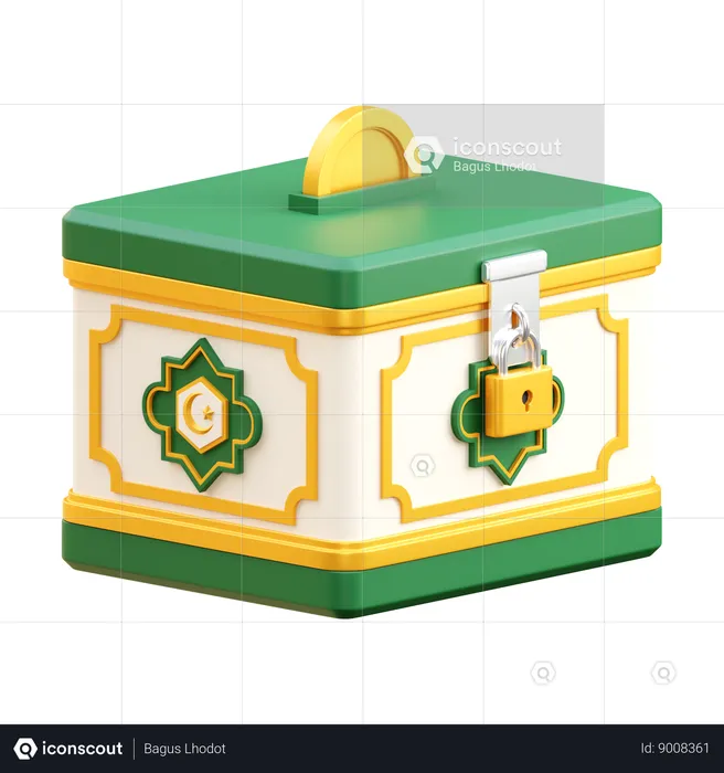 Boîte de charité  3D Icon