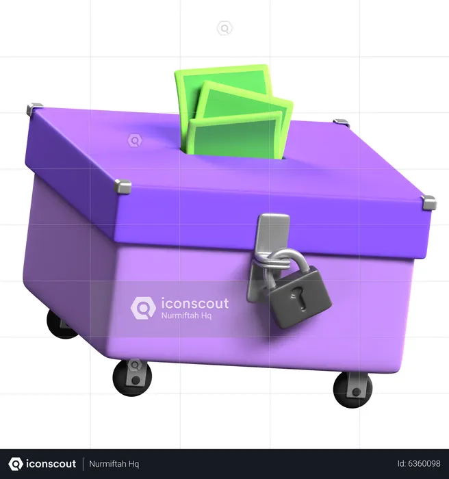 Boîte de charité  3D Icon