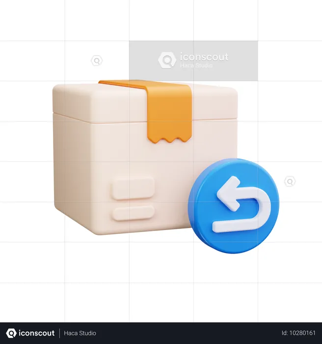 Boîte de retour  3D Icon